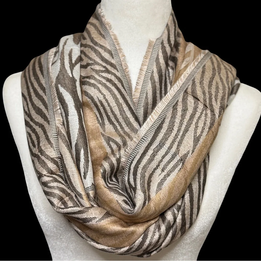 Zebra Animal Pattern Shawl Scarf